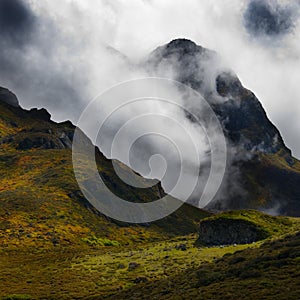 Fall in Tibet Himalayas photo