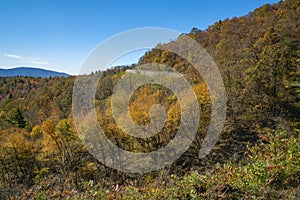 Fall View of the Blue Ridge Mountains , Virginia, USA