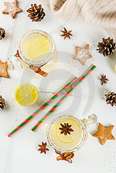 Festive Snowball Cocktail