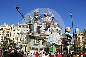 Fallas in Valencia, Spain