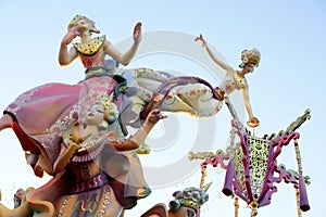 Fallas from Valencia, Spain celebration photo
