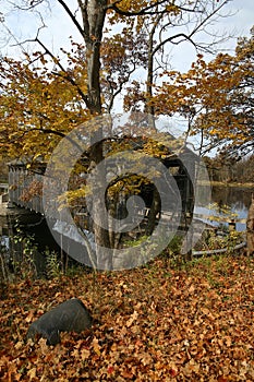 Fallasburg Bridge in Autumn