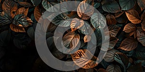 Fallen fox abstract background