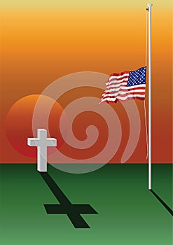 Fallen soldier grave