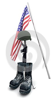 Fallen soldier tribute