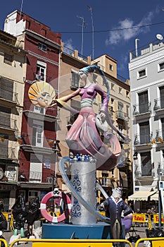 Falles in Valencia