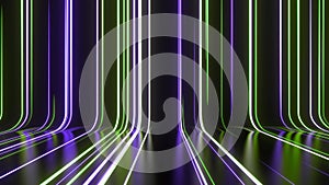 Falling Abstract Colorful Rain Streaks Looping Background. Colorful abstract light streaks effect animation. Music