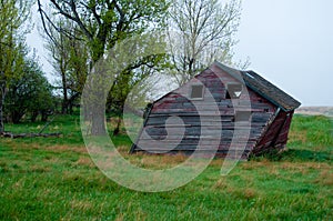 Falling Barn