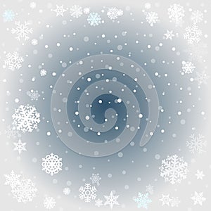 Falling christmas decoration snow isolated on transparent background, snowflakes, snowfall for your winter design