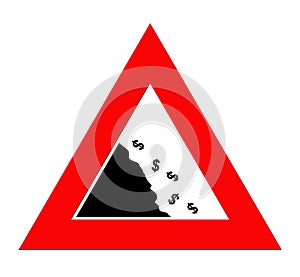 Falling Dollar currency