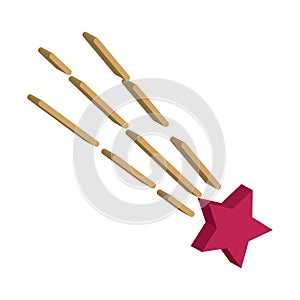 Falling  Isometric vector icon which can easily modify or edit photo