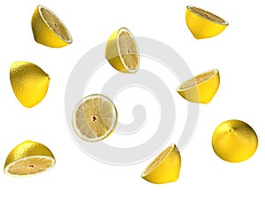 Falling lemons