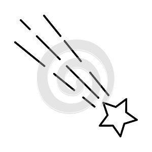 Falling Line Style vector icon which can easily modify or edit