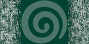 Falling numbers. Math study concept