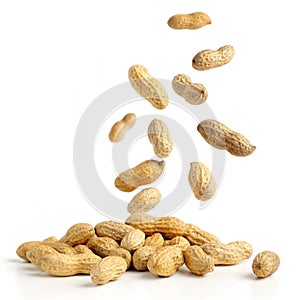 Falling peanuts cutout