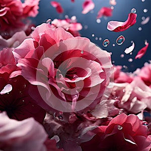 falling petals close up k uhd very detailed high quality high photo
