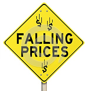 Falling Prices Reduced Slashing Costs Special Sale Discount