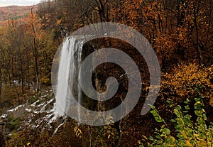 Falling Springs Waterfall in Covington, Virginia. photo