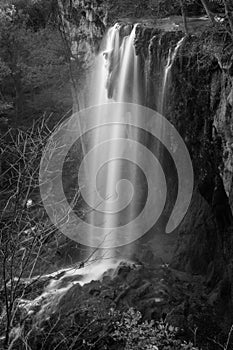 Falling Springs Waterfall, Covington, Virginia.