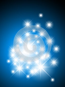 falling stars from the sky