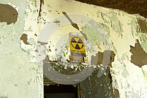 Fallout Shelter in decaying building photo