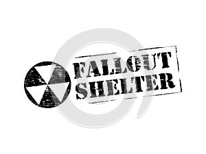 Fallout Shelter Rubber Stamp