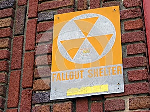 Fallout shelter sign