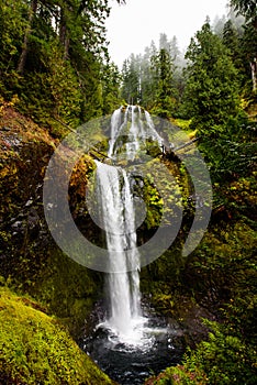 Falls creek falls by a cloudy day