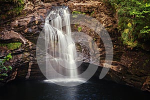 Falls of Falloch, in Loch Lomond, in the Trossachs national park