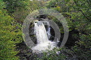 Falls of Falloch, on the River Falloch, near Crianlarich, County of Stirling, Scotland off the A82