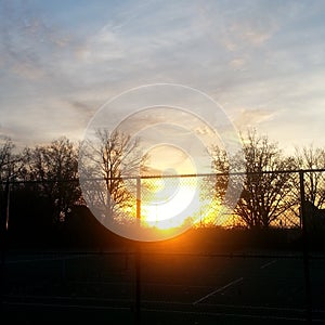 Falls heavenly sunset-tennis cts ....leemie
