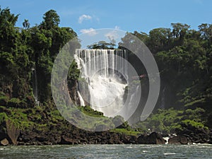 Falls Iguasu in Argentina. Wonder of the world.