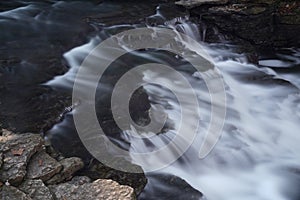 Falls located in central Ohio