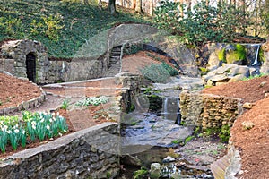 Falls Park downtown Greenville SC South Carolina