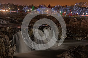 Falls Park is a major Tourist Attraction in Sioux Falls, South D