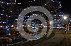 Falls Park is a major Tourist Attraction in Sioux Falls, South D