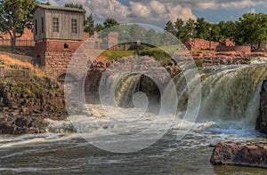 Falls Park is a major Tourist Attraction in Sioux Falls, South Dakota during all Seasons