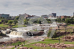 Falls Park in Sioux Falls, South Dakota