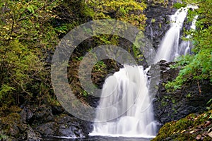 The falls of Rha on the Isle of Skye