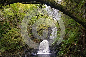 The falls of Rha on the Isle of Skye