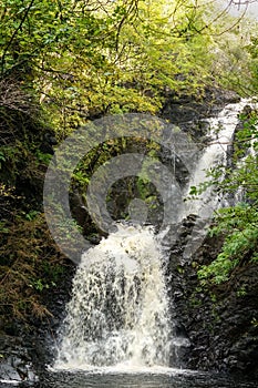 The falls of Rha on the Isle of Skye