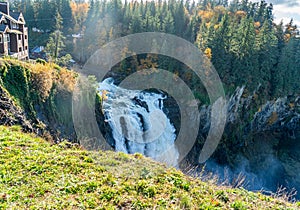 Falls Rushing Whitewater