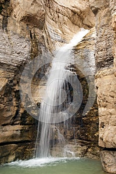 Falls in vicinity of Dead Sea