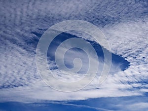 Fallstreak Cloud Formations