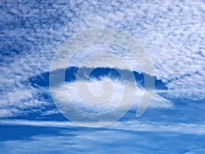 Fallstreak Cloud Formations photo