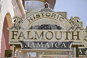 Falmouth Jamaica sign