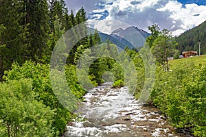 At Falschauer creek, Ulten Valley, South Tyrol