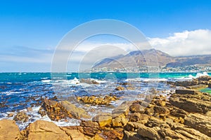 False Bay rough coast landscape Town Cape Town South Africa
