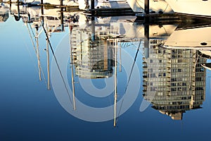 False Creek Reflection, Vancouver