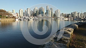 False Creek Seawall Morning, Vancouver